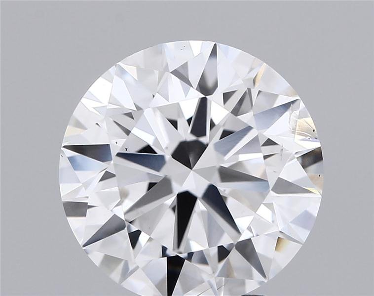 5.12ct F SI2 Rare Carat Ideal Cut Round Lab Grown Diamond