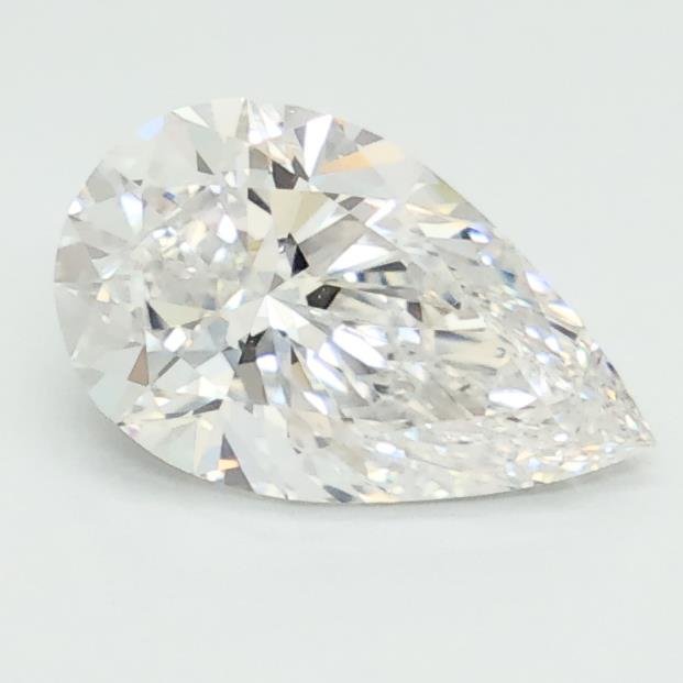 0.99ct E VVS2 Rare Carat Ideal Cut Pear Lab Grown Diamond