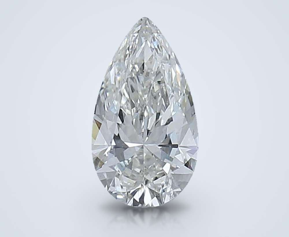 0.65 Carat Pear Natural Diamond