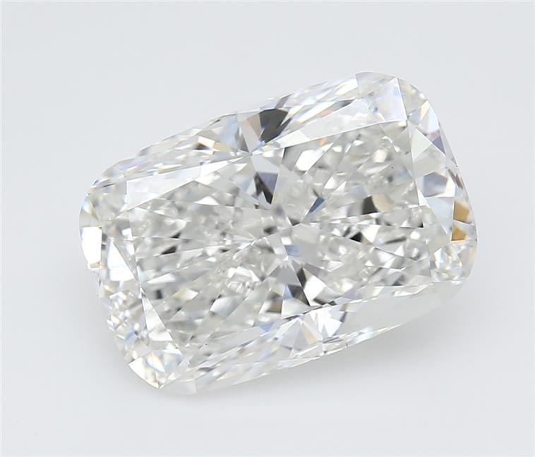 5.52ct F VVS2 Rare Carat Ideal Cut Cushion Lab Grown Diamond