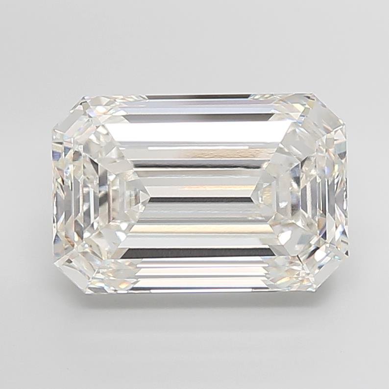 15.08ct H VVS2 Rare Carat Ideal Cut Emerald Lab Grown Diamond