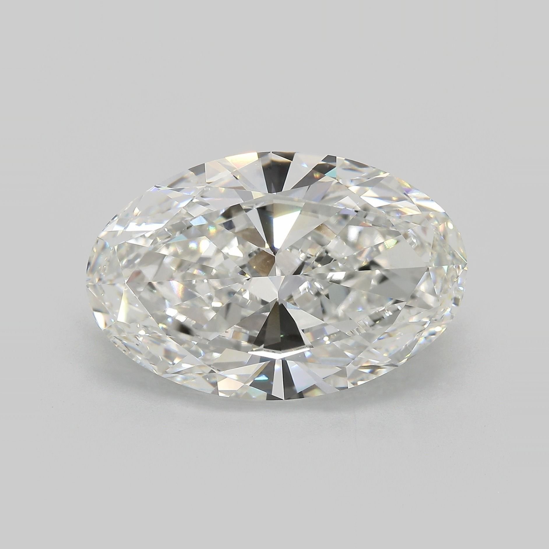 14.53ct F VVS2 Very Good Cut Oval Lab Grown Diamond