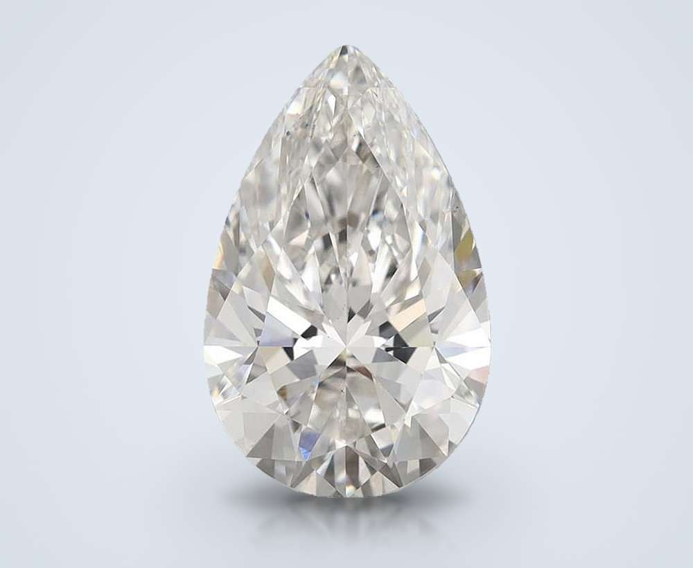 4.86 Carat Pear Lab Diamond