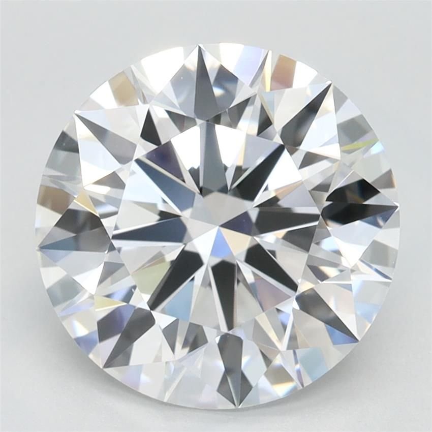 3.17ct D IF Rare Carat Ideal Cut Round Lab Grown Diamond