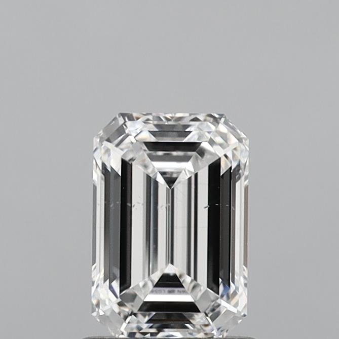 1.13ct E SI1 Rare Carat Ideal Cut Emerald Lab Grown Diamond