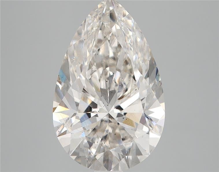 3.21ct H SI1 Rare Carat Ideal Cut Pear Lab Grown Diamond