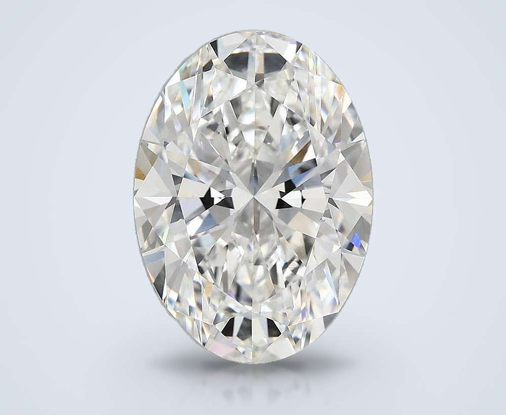 5.80 Carat Oval Lab Diamond