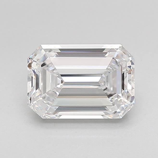 1.58ct D VVS1 Rare Carat Ideal Cut Emerald Lab Grown Diamond