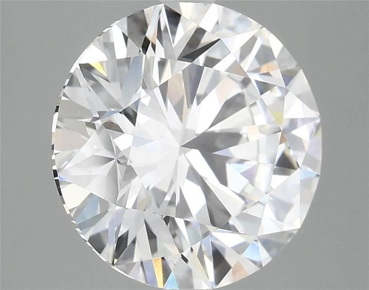 4.09 Carat Round Lab Diamond