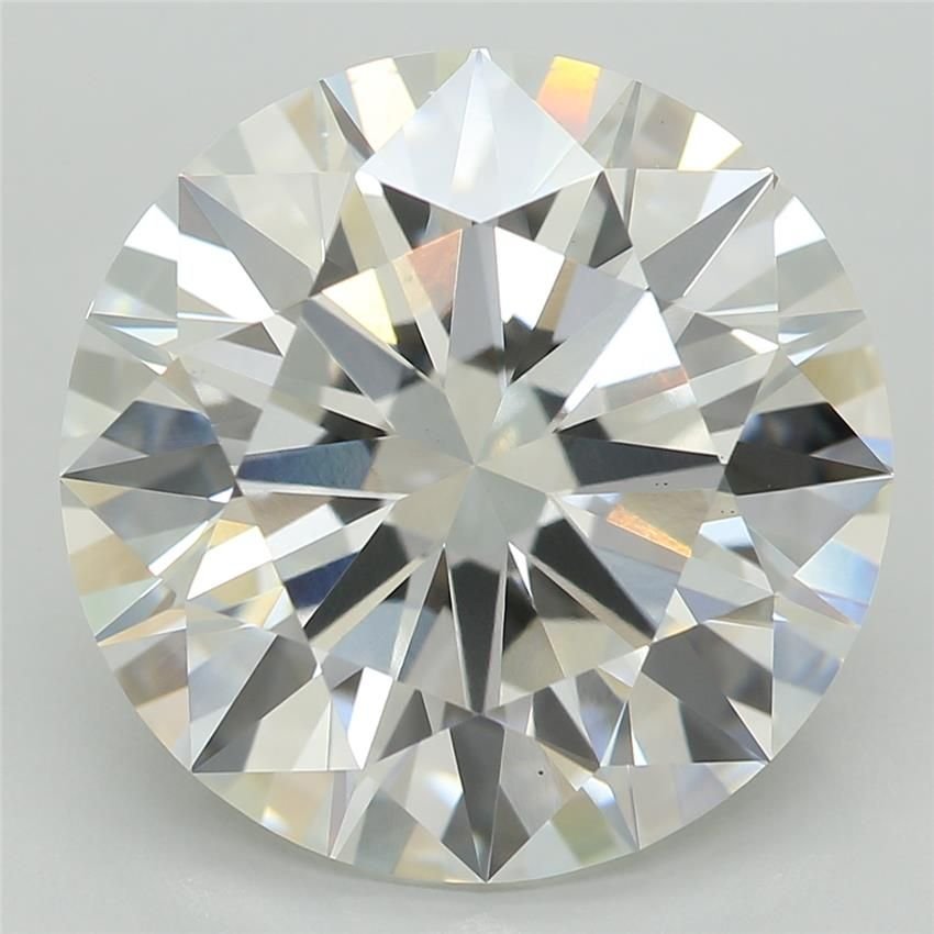 5.71ct F VS1 Rare Carat Ideal Cut Round Lab Grown Diamond