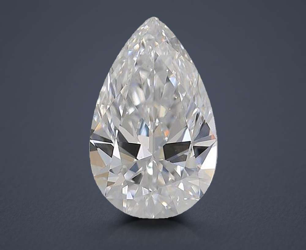 0.83 Carat Pear Lab Diamond