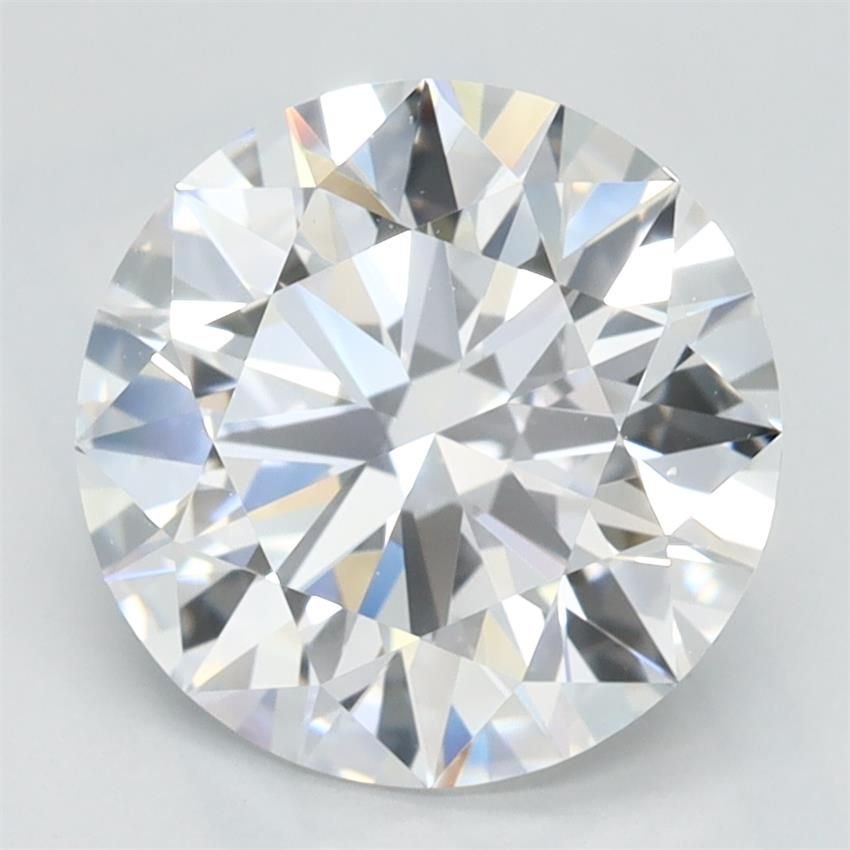 2.47ct D VVS1 Rare Carat Ideal Cut Round Lab Grown Diamond