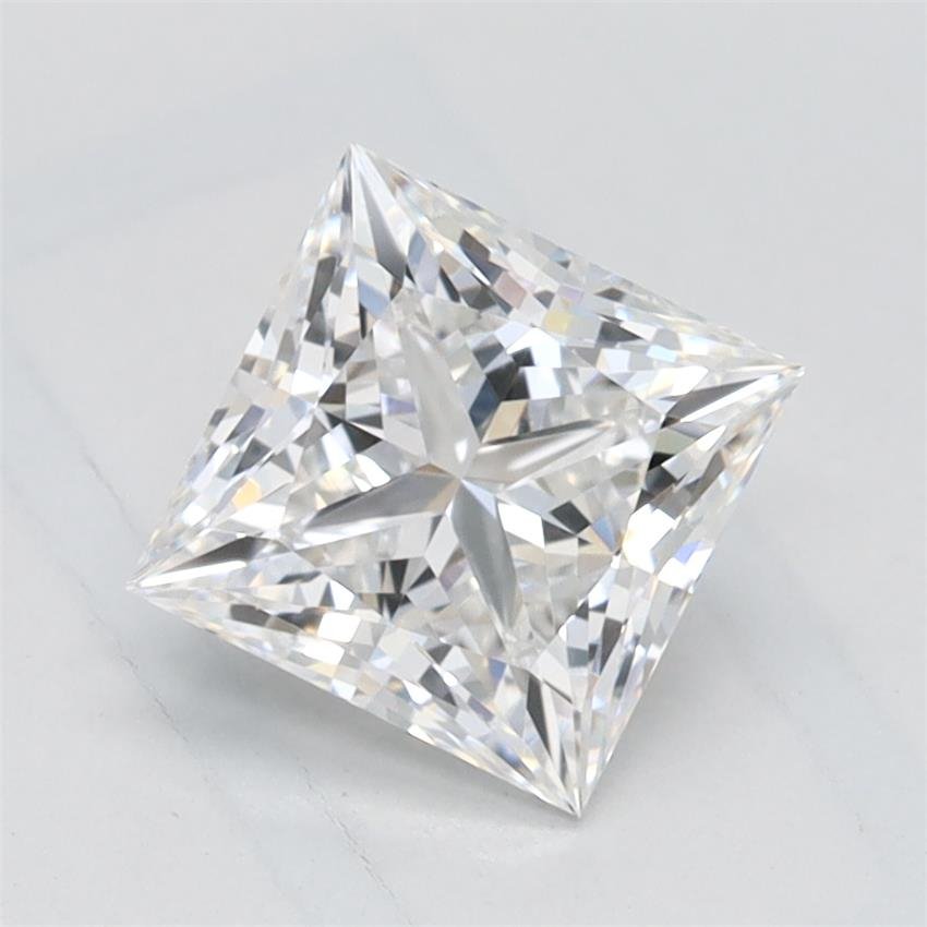 1.22ct D VVS1 Rare Carat Ideal Cut Princess Lab Grown Diamond