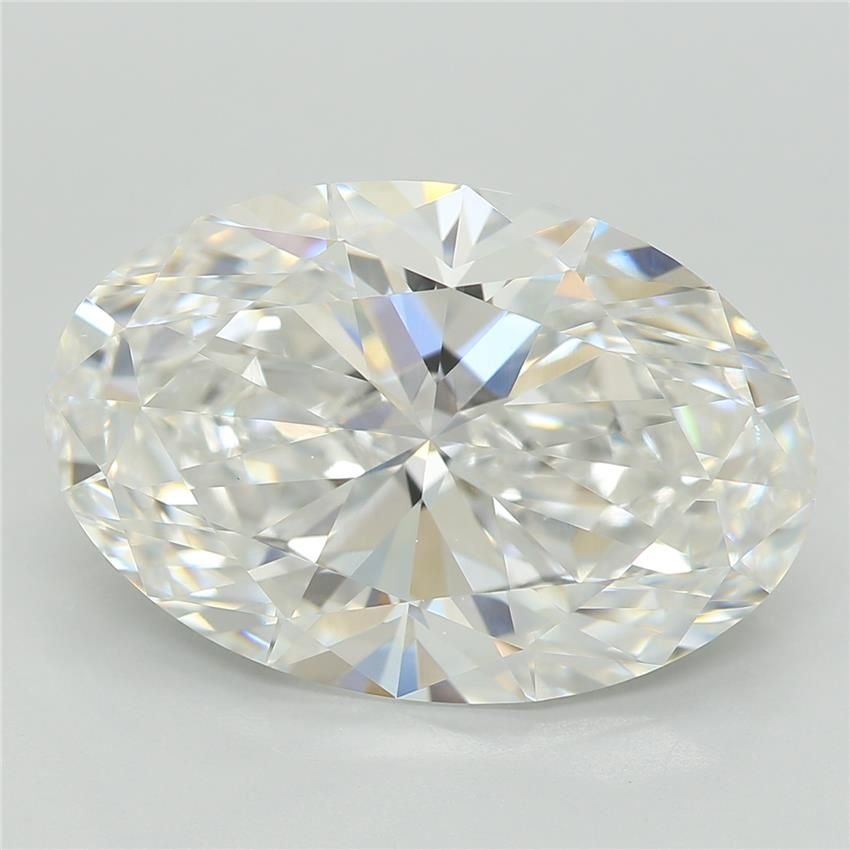 5.56ct E VVS2 Rare Carat Ideal Cut Oval Lab Grown Diamond
