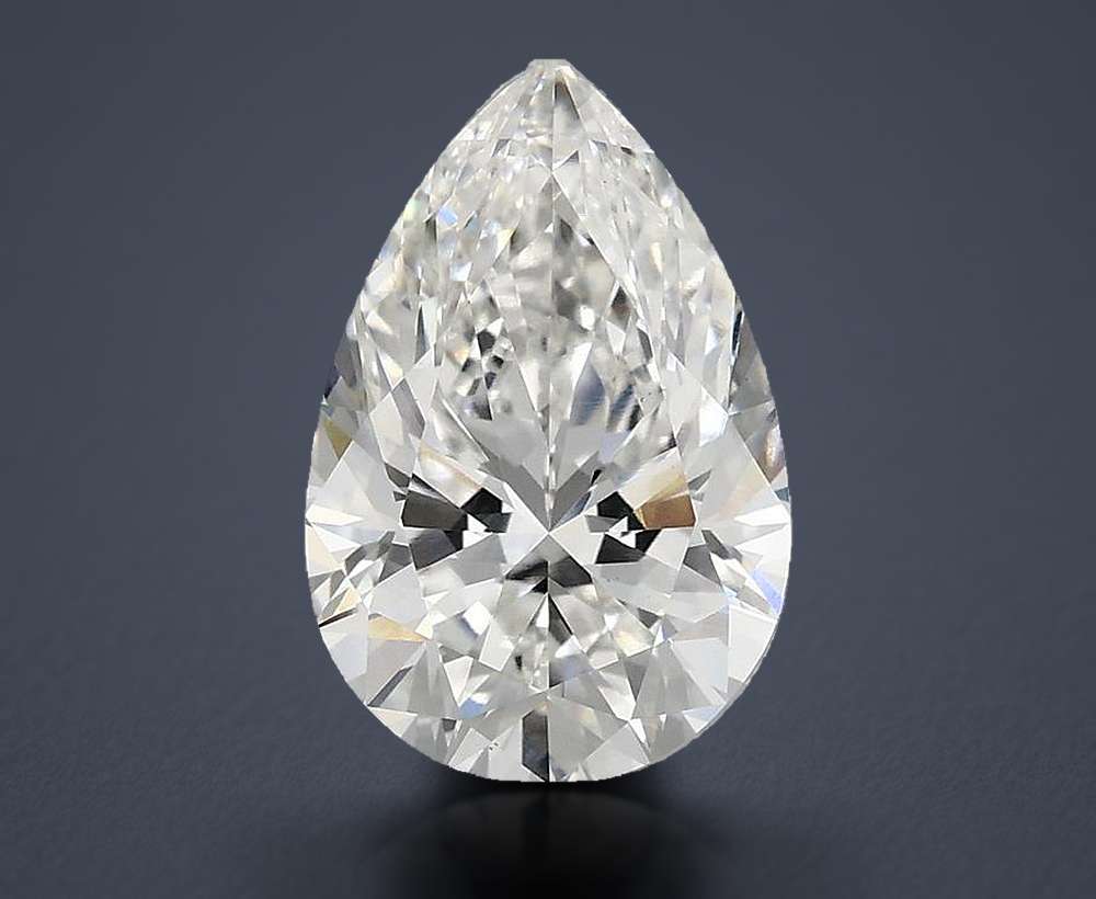 2.58 Carat Pear Lab Diamond