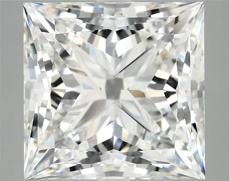 8.12ct F VVS2 Rare Carat Ideal Cut Princess Lab Grown Diamond