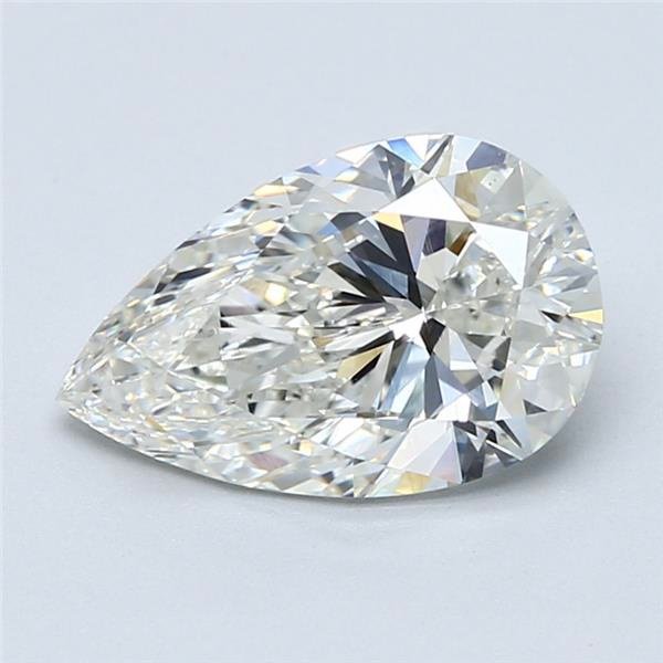 2.50ct H VS2 Rare Carat Ideal Cut Pear Diamond