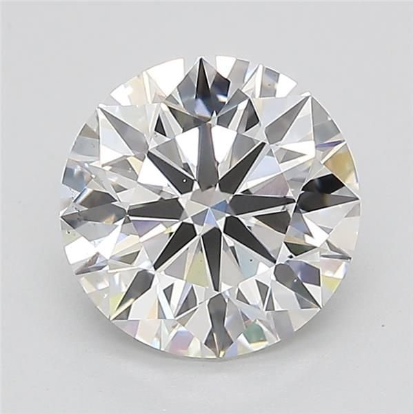 2.01ct D VS2 Rare Carat Ideal Cut Round Lab Grown Diamond