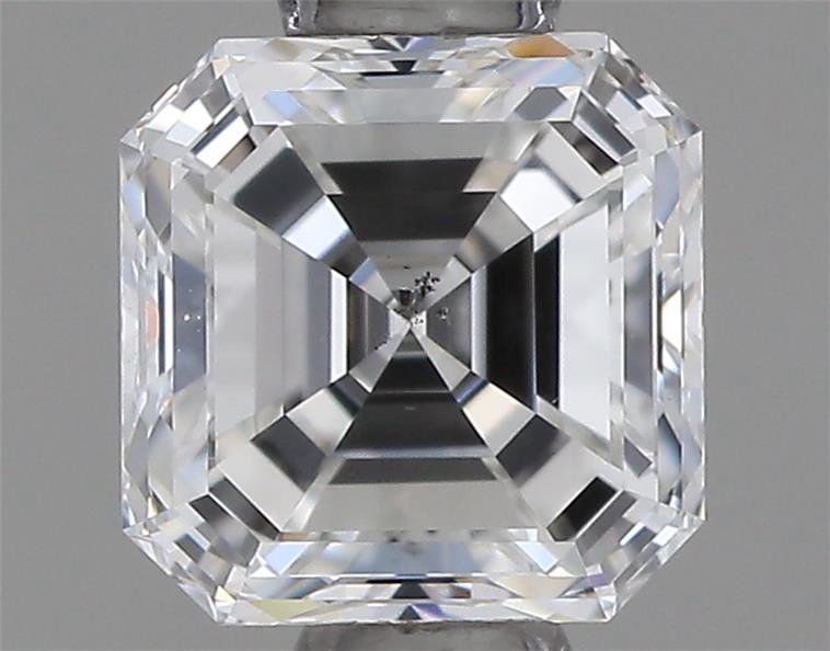 0.50ct F SI1 Very Good Cut Asscher Diamond