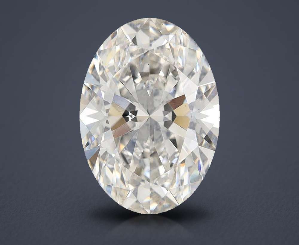 3.73 Carat Oval Lab Diamond
