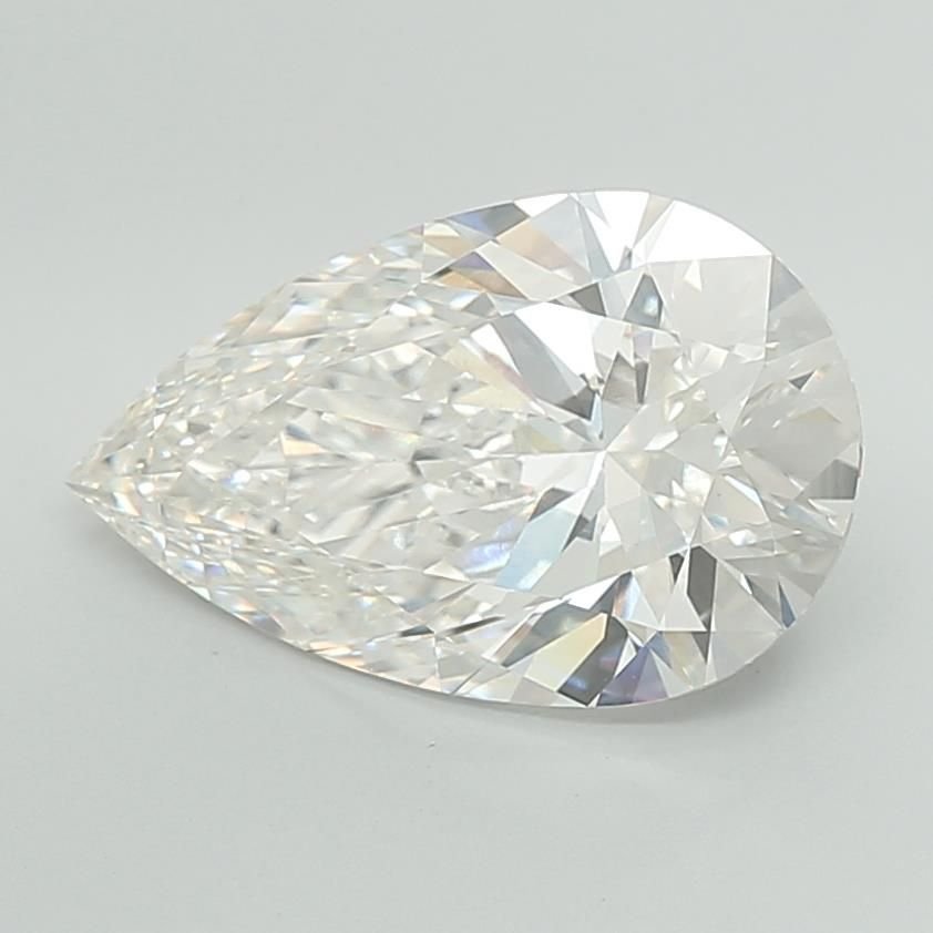 8.05ct G VVS2 Rare Carat Ideal Cut Pear Lab Grown Diamond