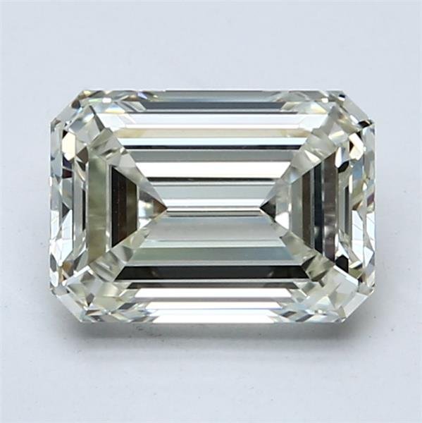 2.03ct K VVS2 Rare Carat Ideal Cut Emerald Diamond