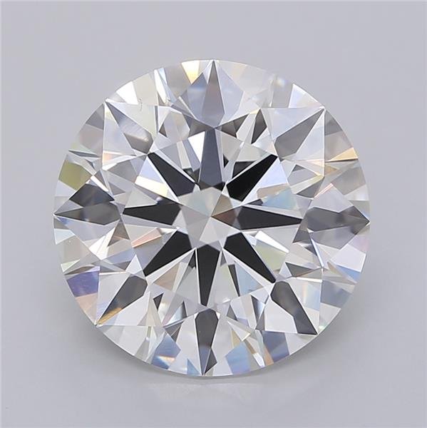 7.04ct F VS1 Rare Carat Ideal Cut Round Lab Grown Diamond