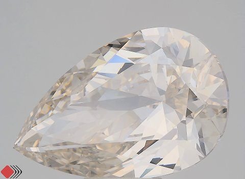 9.02ct J IF Very Good Cut Pear Diamond