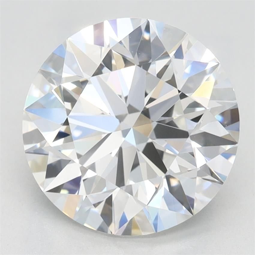 2.77ct F VVS1 Rare Carat Ideal Cut Round Lab Grown Diamond