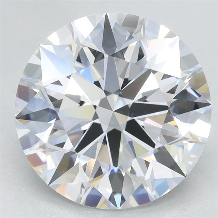 3.30ct E VVS1 Rare Carat Ideal Cut Round Lab Grown Diamond