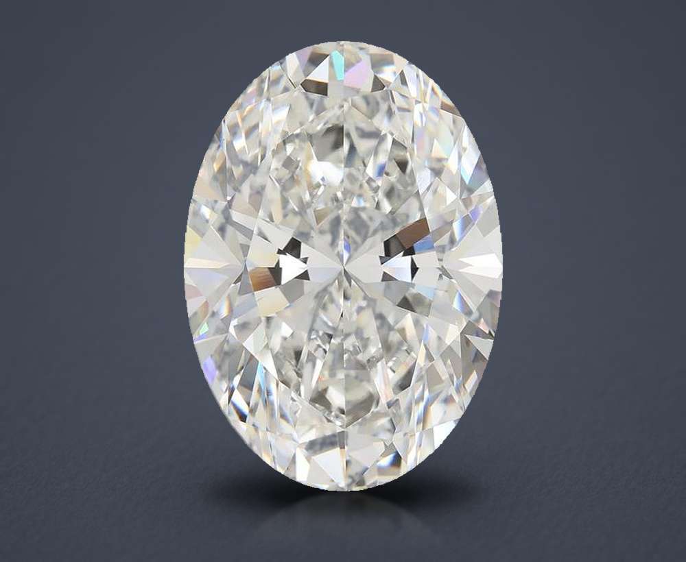 14.63 Carat Oval Lab Diamond
