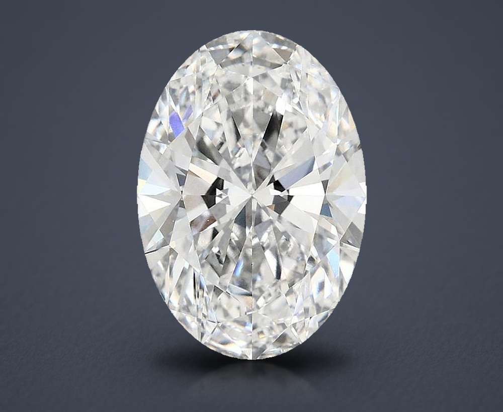 3.91 Carat Oval Lab Diamond