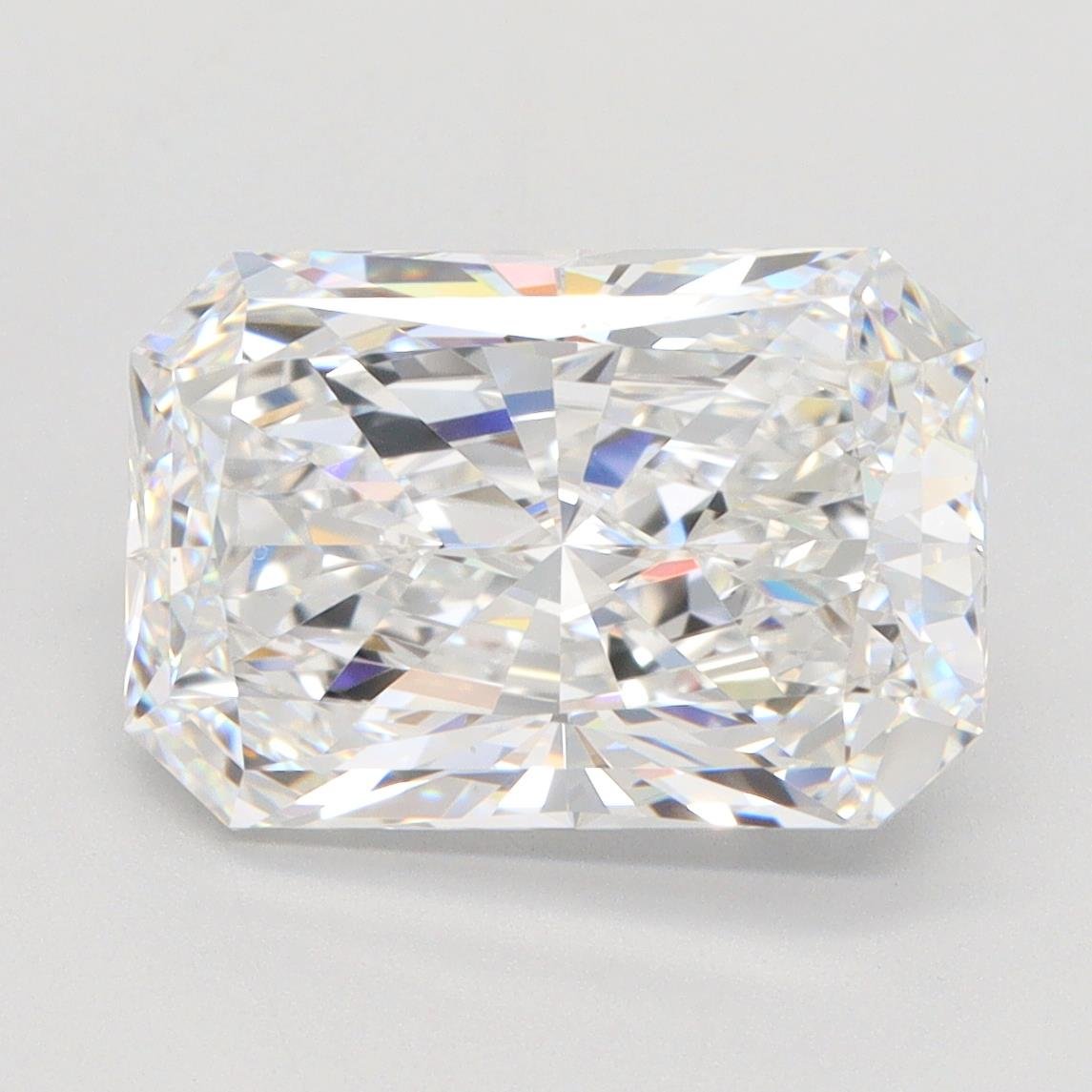 4.71ct E VVS2 Rare Carat Ideal Cut Radiant Lab Grown Diamond