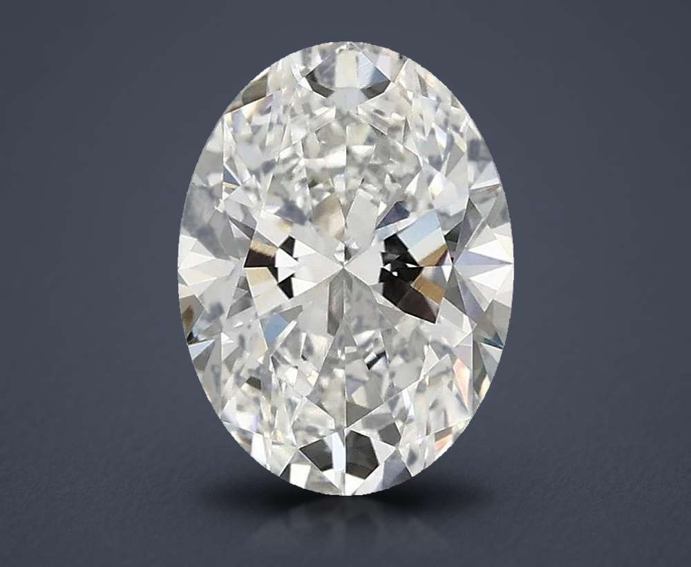 3.81 Carat Oval Lab Diamond