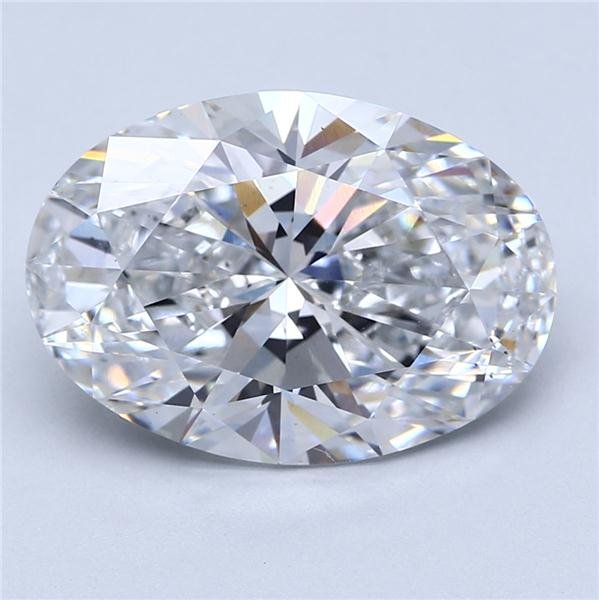 7.76ct F VS2 Rare Carat Ideal Cut Oval Lab Grown Diamond