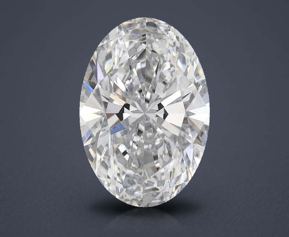4.07 Carat Oval Lab Diamond