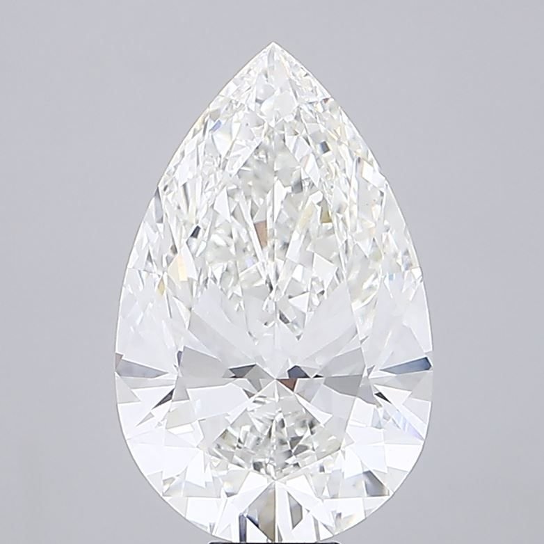 15.08ct F VVS2 Rare Carat Ideal Cut Pear Lab Grown Diamond