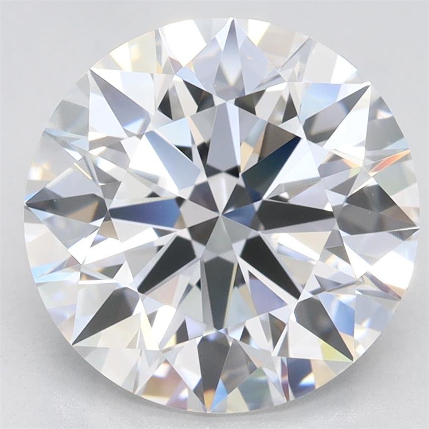 3.46ct D VVS1 Rare Carat Ideal Cut Round Lab Grown Diamond