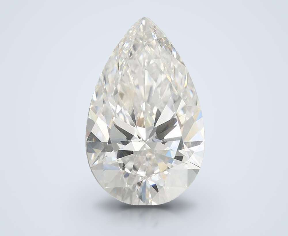 4.09 Carat Pear Lab Diamond