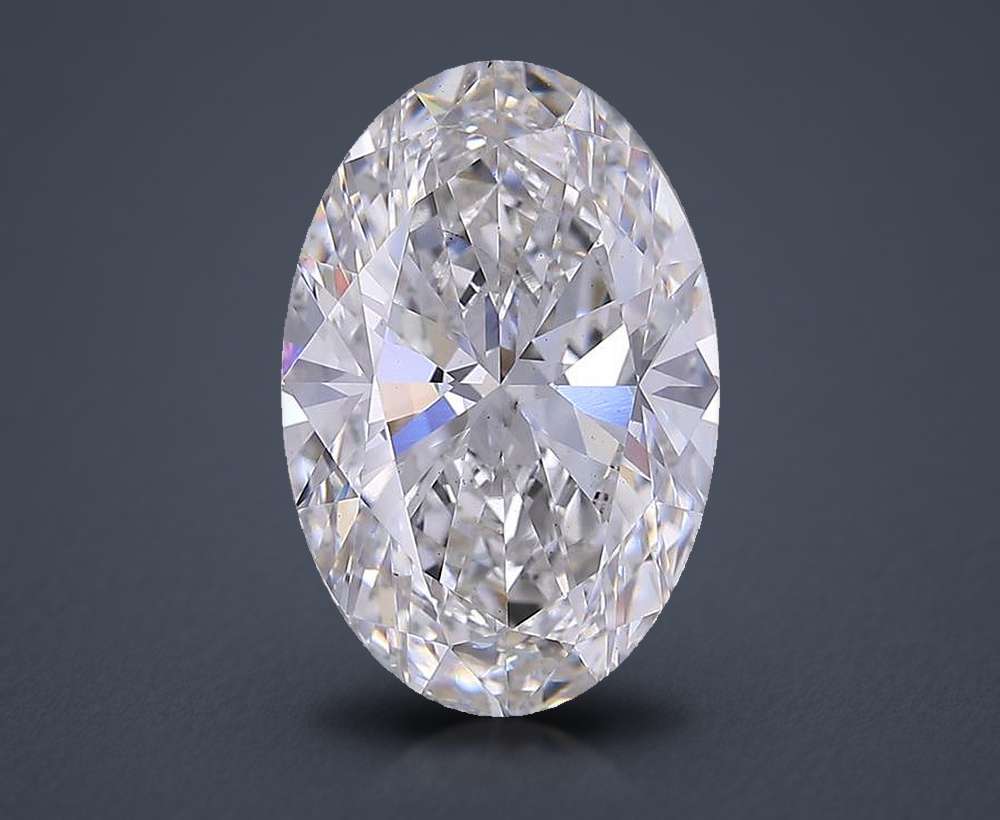 4.83 Carat Oval Lab Diamond