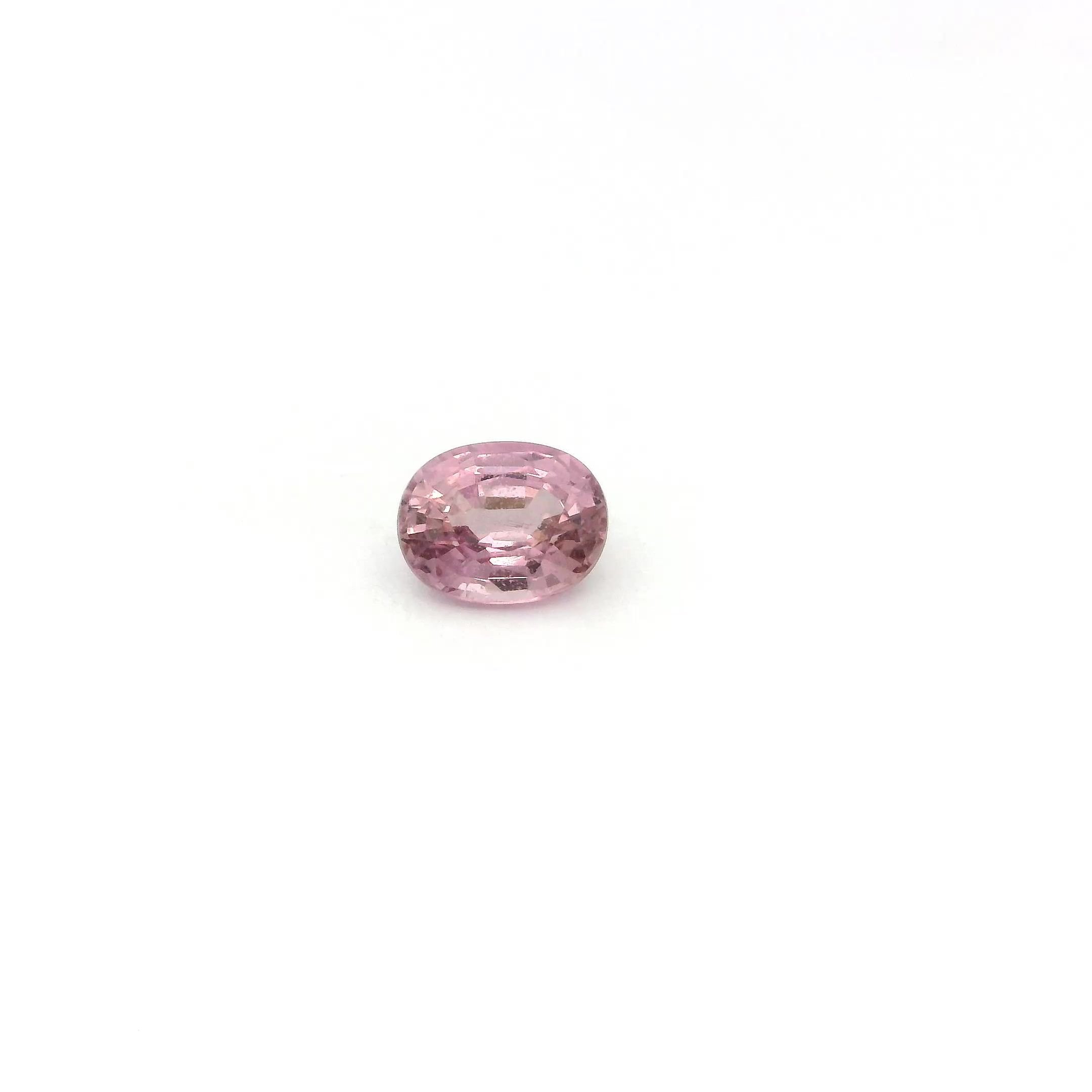 0.47 Carat Pink Oval Sapphire