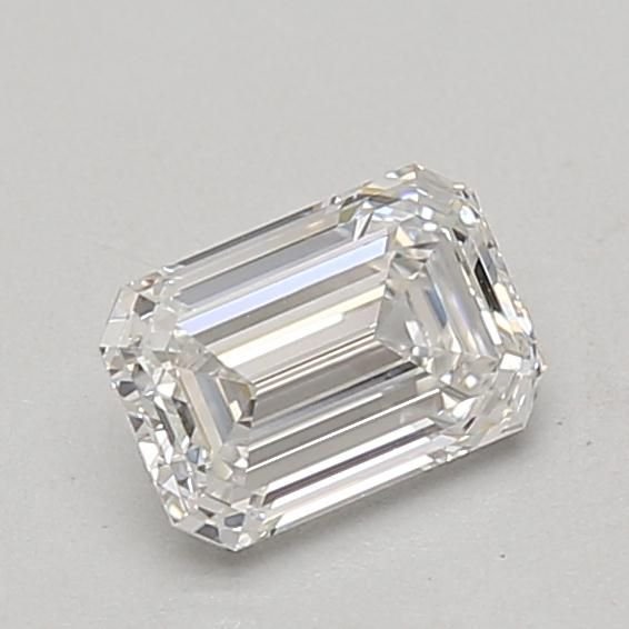 0.85ct D VVS2 Rare Carat Ideal Cut Emerald Lab Grown Diamond