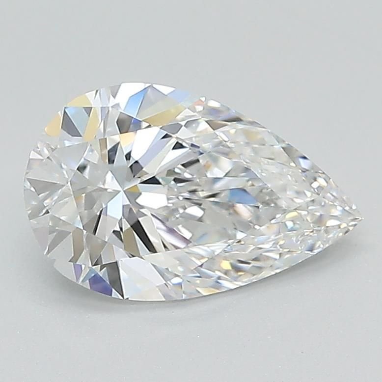 1.34ct E VS1 Rare Carat Ideal Cut Pear Lab Grown Diamond