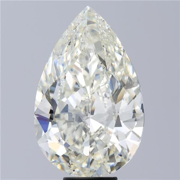 10.15ct K SI1 Rare Carat Ideal Cut Pear Diamond