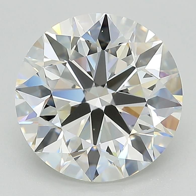 3.38ct H VVS2 Excellent Cut Round Lab Grown Diamond