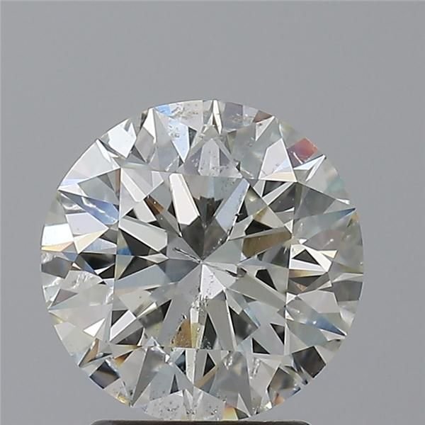 2.01ct I SI2 Rare Carat Ideal Cut Round Diamond