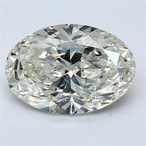 2.50ct J SI2 Rare Carat Ideal Cut Oval Diamond