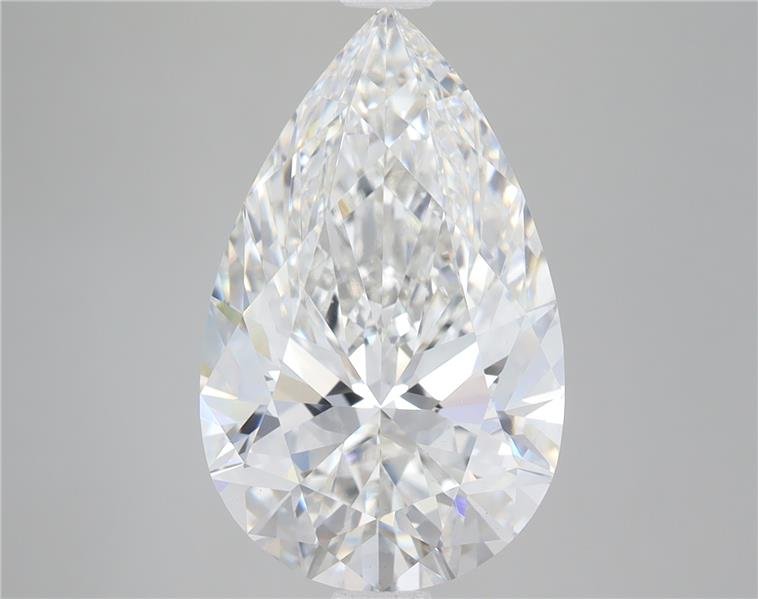 7.01 Carat Pear Lab Diamond