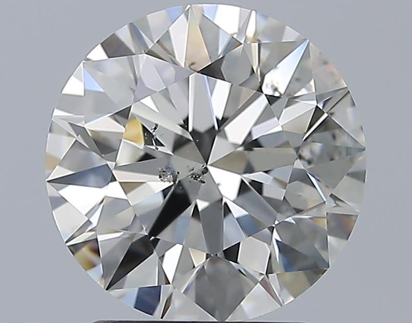 2.01ct H SI2 Rare Carat Ideal Cut Round Diamond