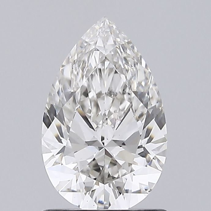 0.93ct H VS2 Rare Carat Ideal Cut Pear Lab Grown Diamond